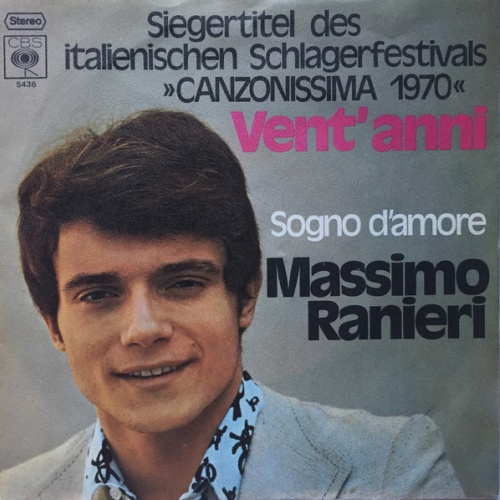 Vinyl / Massimo Ranieri - Vent' Anni / Sogno D'Amore