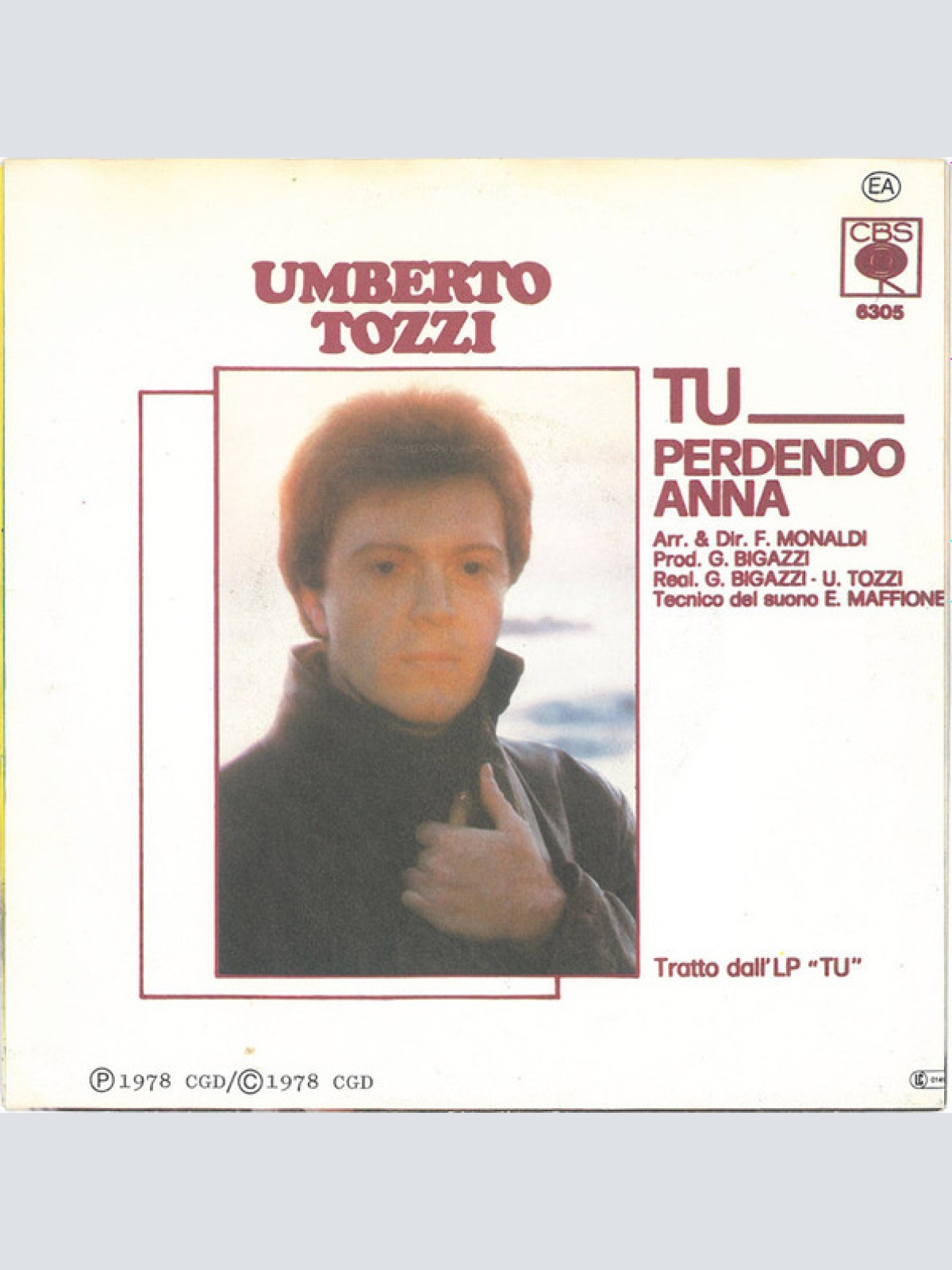 Vinyl / Umberto Tozzi - Tu