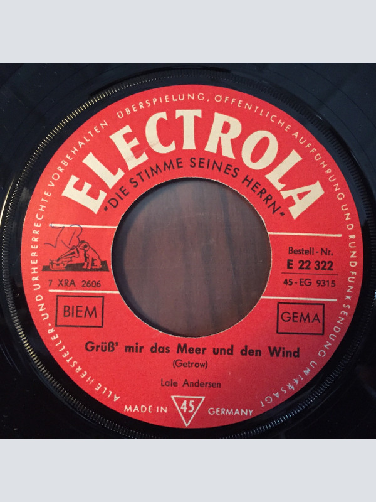 Vinyl / Lale Andersen - Junge An Der Reling