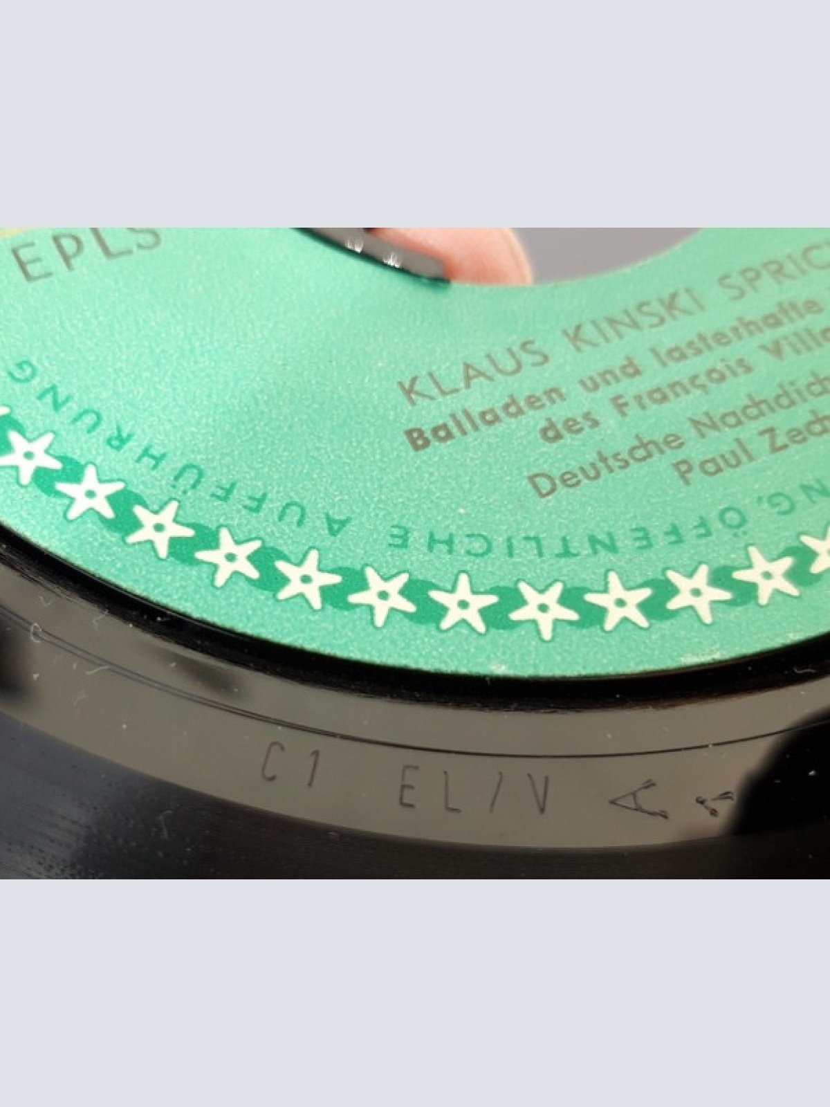 Vinyl / Klaus Kinski - Kinski Spricht Balladen Und Lasterhafte Lieder Des François Villon