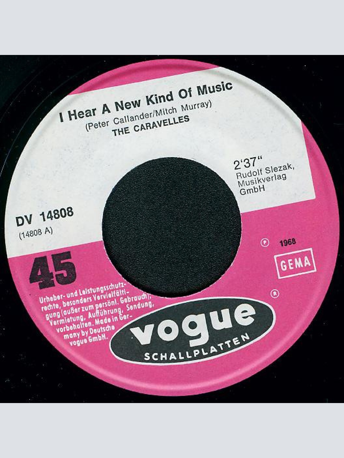 Vinyl / The Caravelles - I Hear A New Kind Of Music