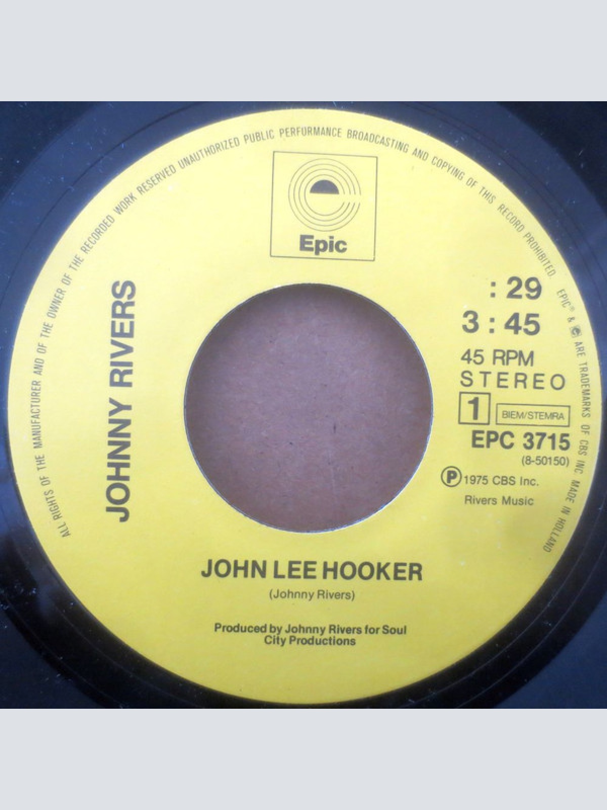 Vinyl / Johnny Rivers - John Lee Hooker