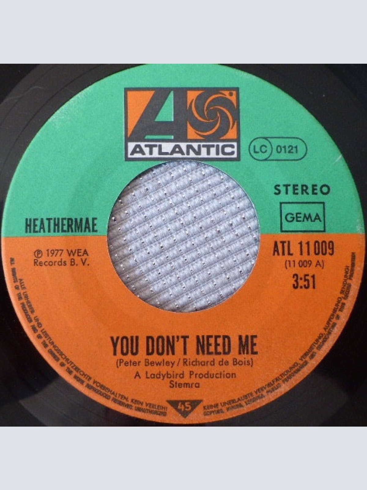 Vinyl / Heathermae - You Don´t Need Me