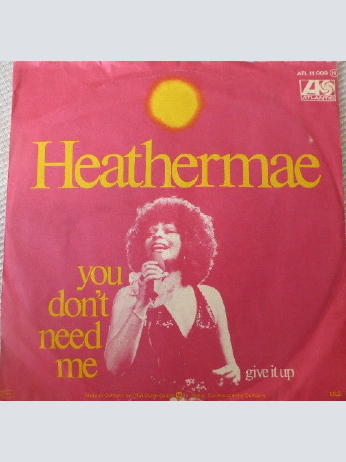 Vinyl / Heathermae - You Don´t Need Me