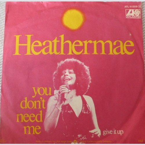 Vinyl / Heathermae - You Don´t Need Me