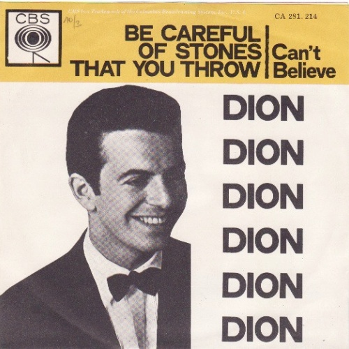 Vinyl / Dion (3) - Be Careful Of Stones That You Throw