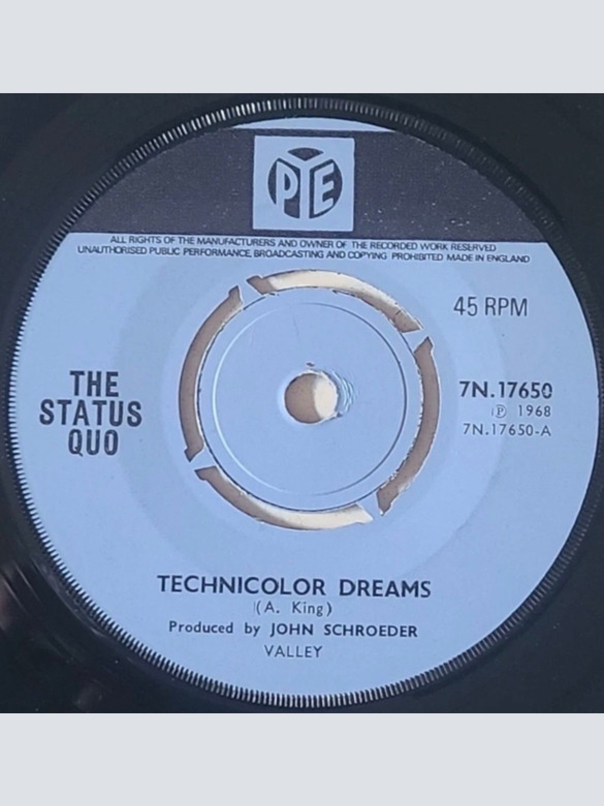 Vinyl / The Status Quo* - Technicolor Dreams