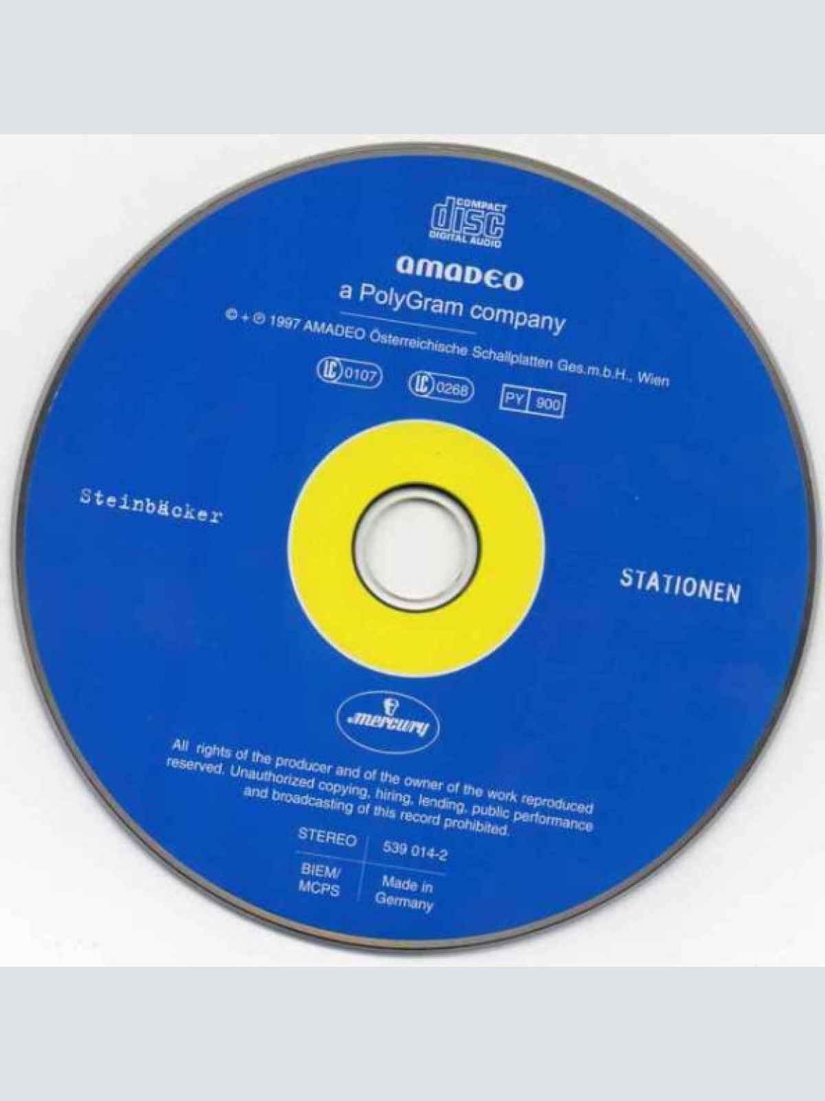 CD / Steinbäcker* - Stationen