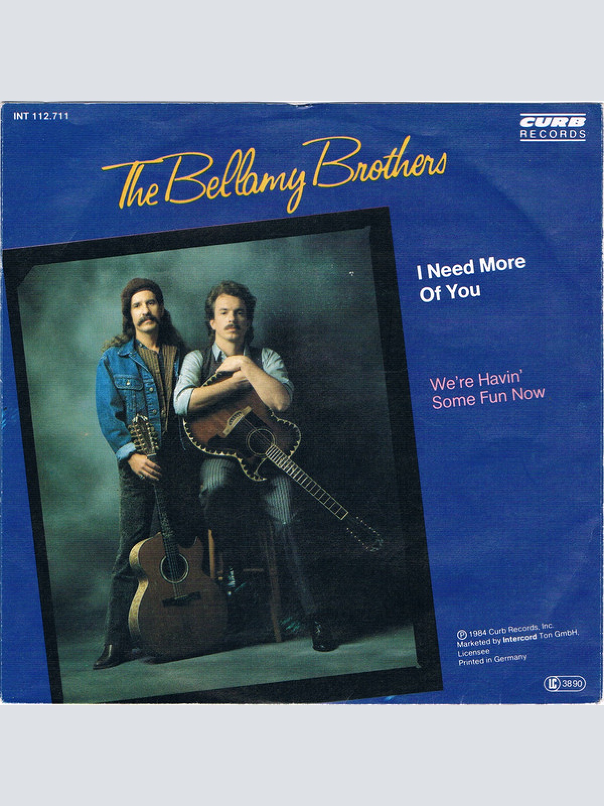 Vinyl / The Bellamy Brothers* - I Need More Of You