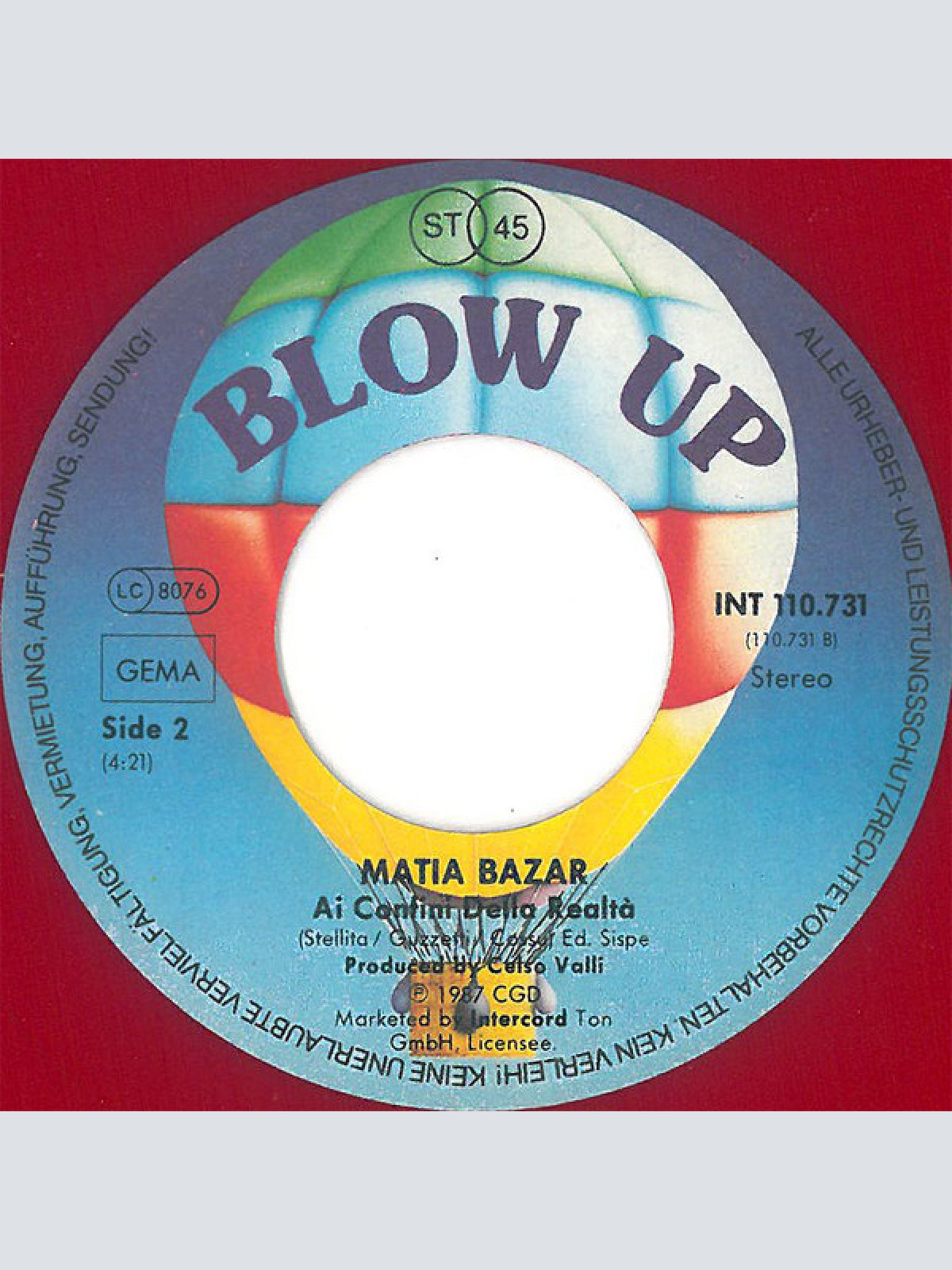 Vinyl / Matia Bazar - Noi