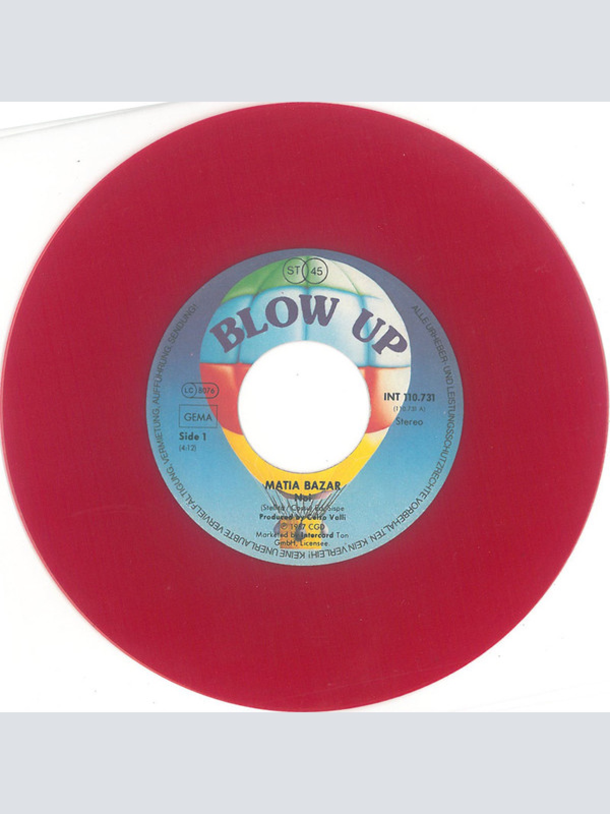 Vinyl / Matia Bazar - Noi