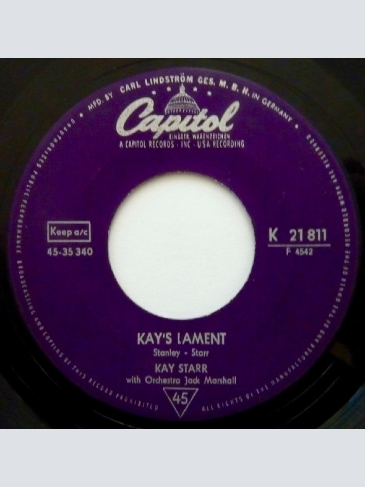 Vinyl / Kay Starr - Foolin' Around