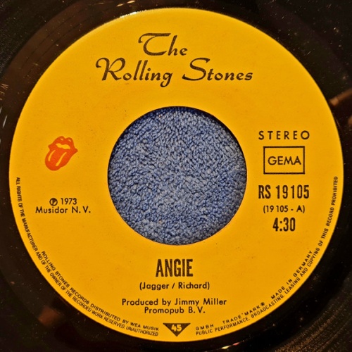 Vinyl / The Rolling Stones - Angie / Silver Train