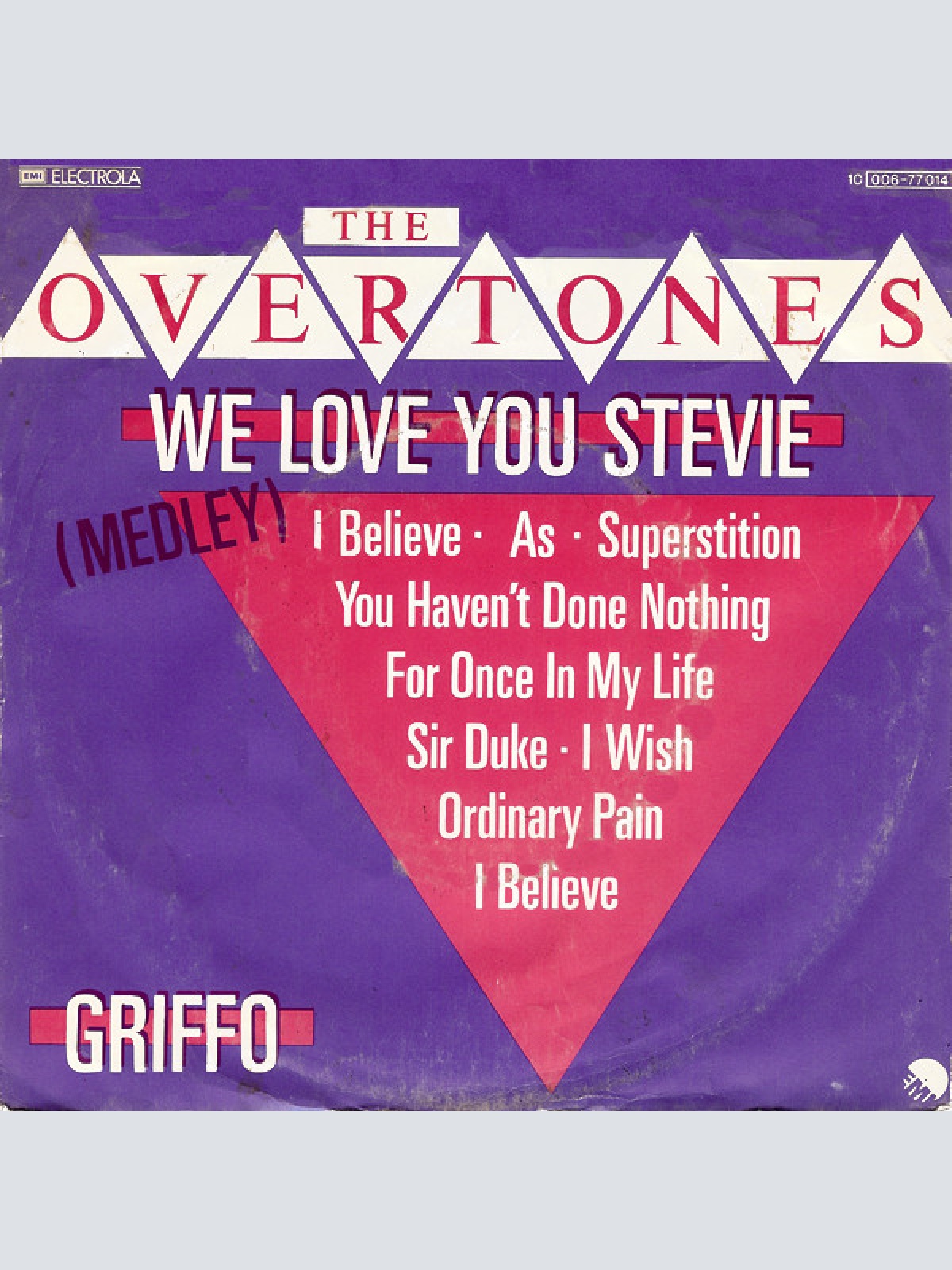 Vinyl / The Overtones (10) - We Love You Stevie (Medley)