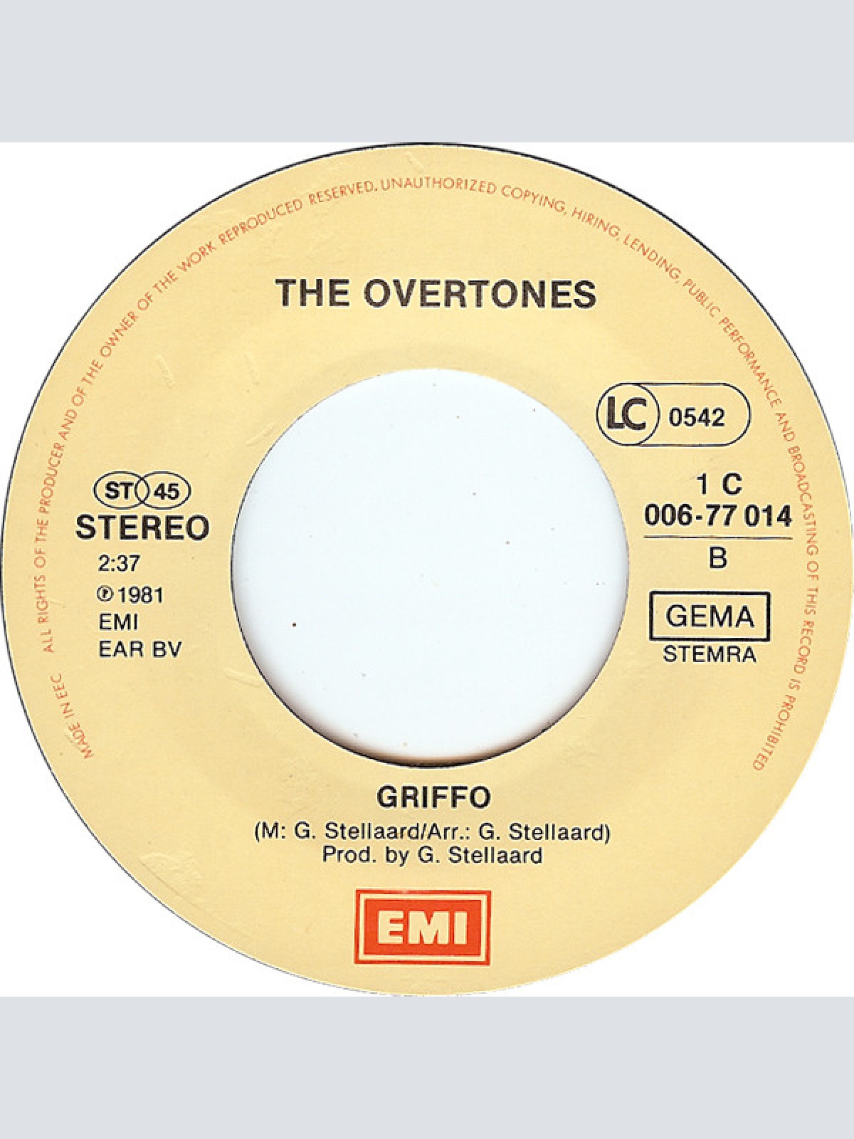 Vinyl / The Overtones (10) - We Love You Stevie (Medley)