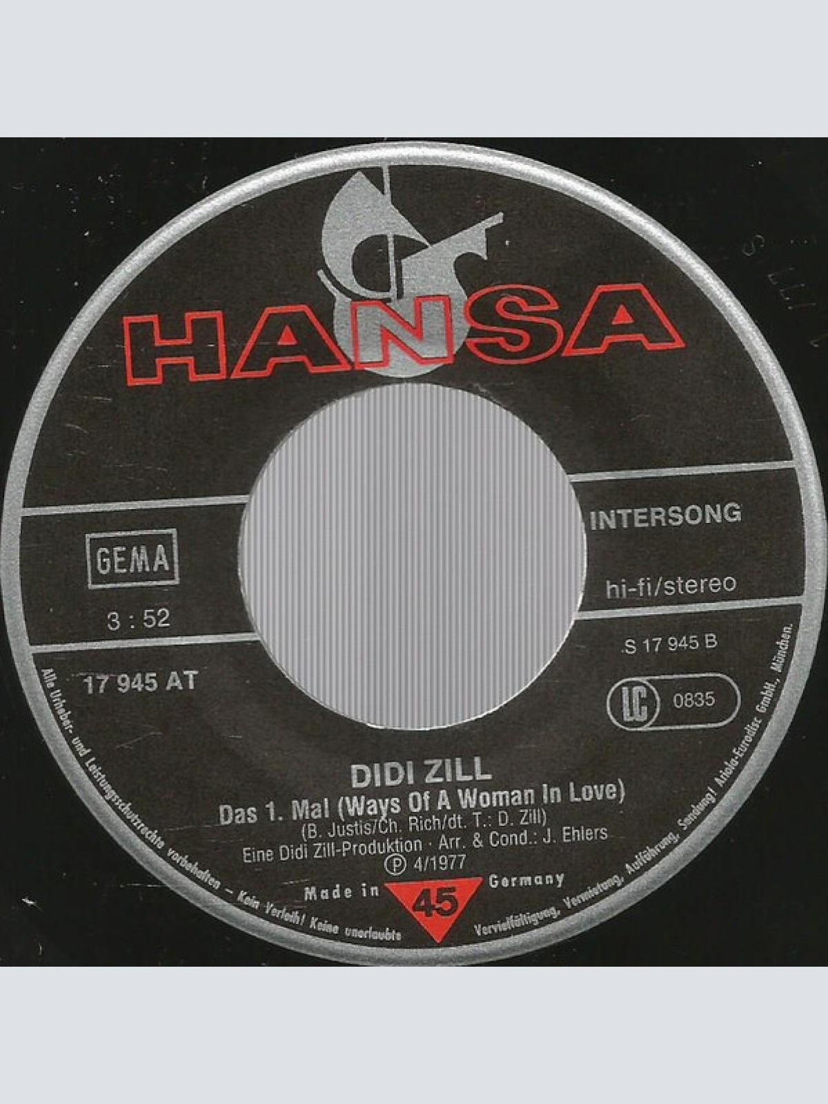Vinyl / Didi Zill - Rock 'n' Roll Made In Germany