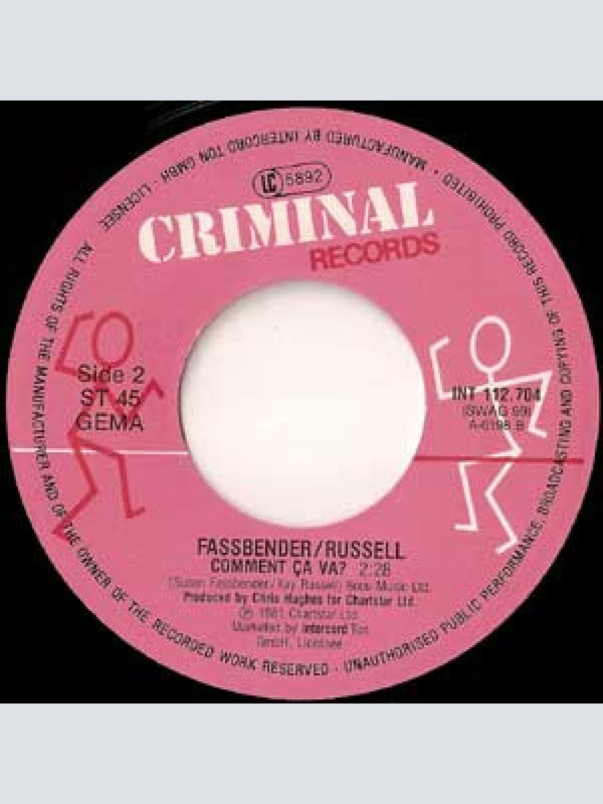 Vinyl / Fassbender* • Russell* - Stay