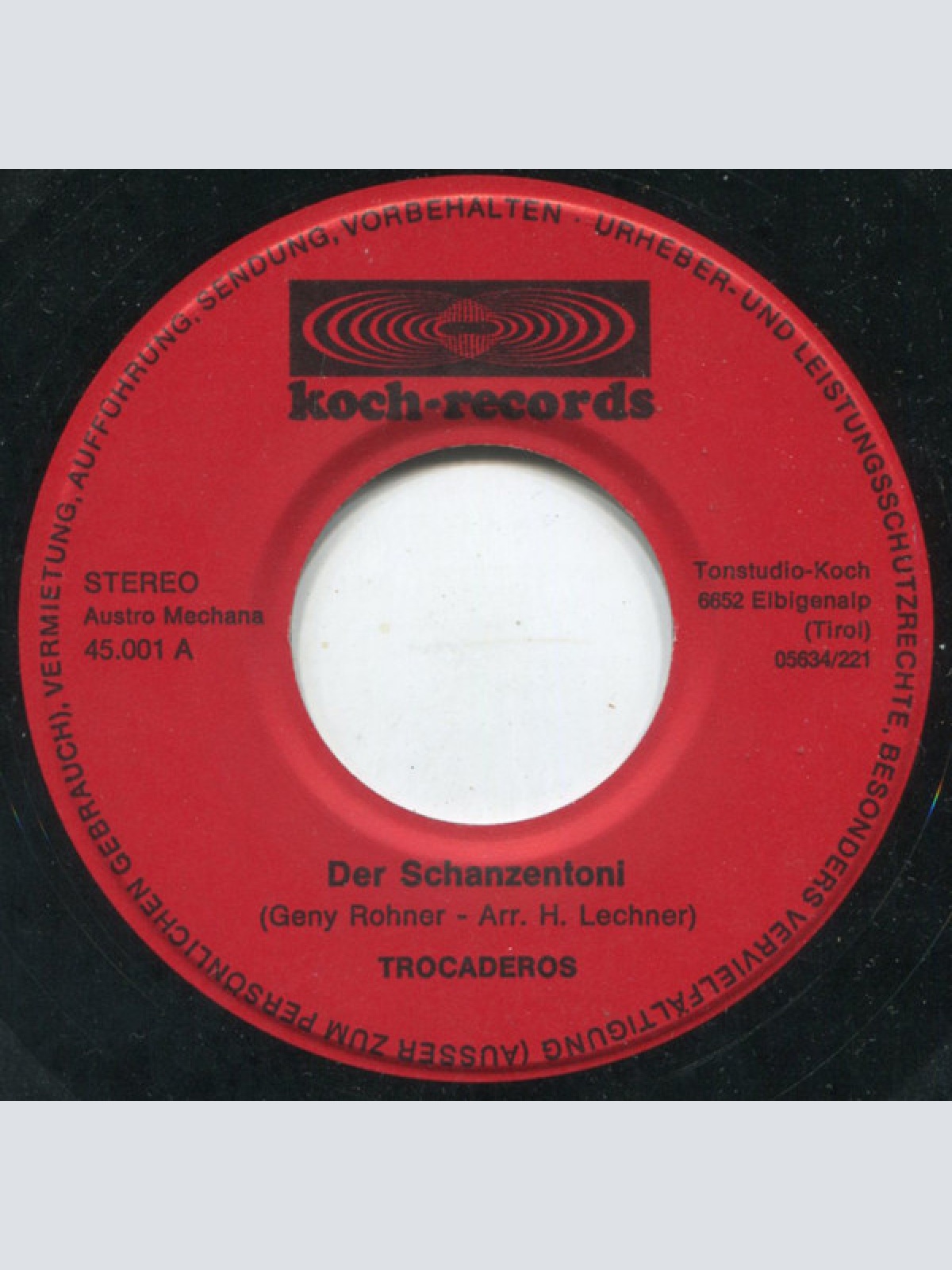 Vinyl / Toni Innauer, 4 Trocaderos* - Der Schanzentoni