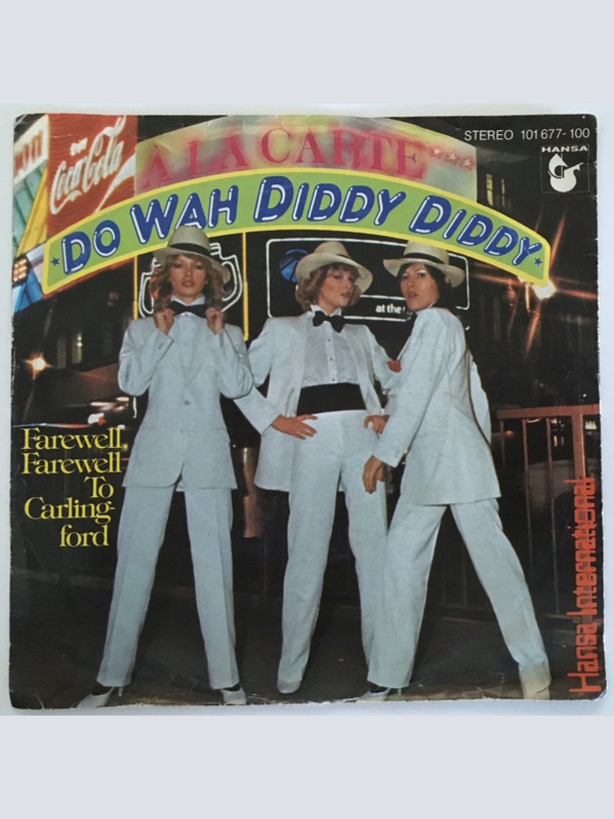 Vinyl / À La Carte - Do Wah Diddy Diddy / Farewell, Farewell To Carlingford
