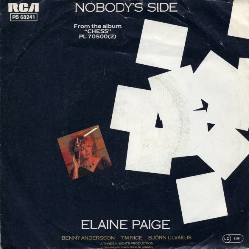 Vinyl / Elaine Paige - Nobody's Side