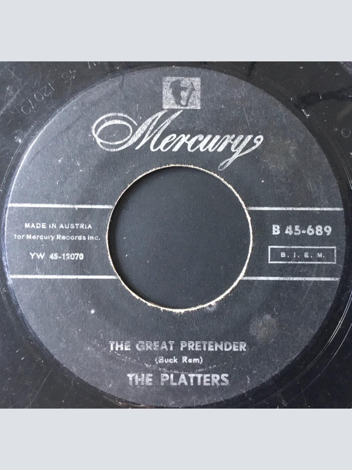 Vinyl / The Platters - The Great Pretender / Only You