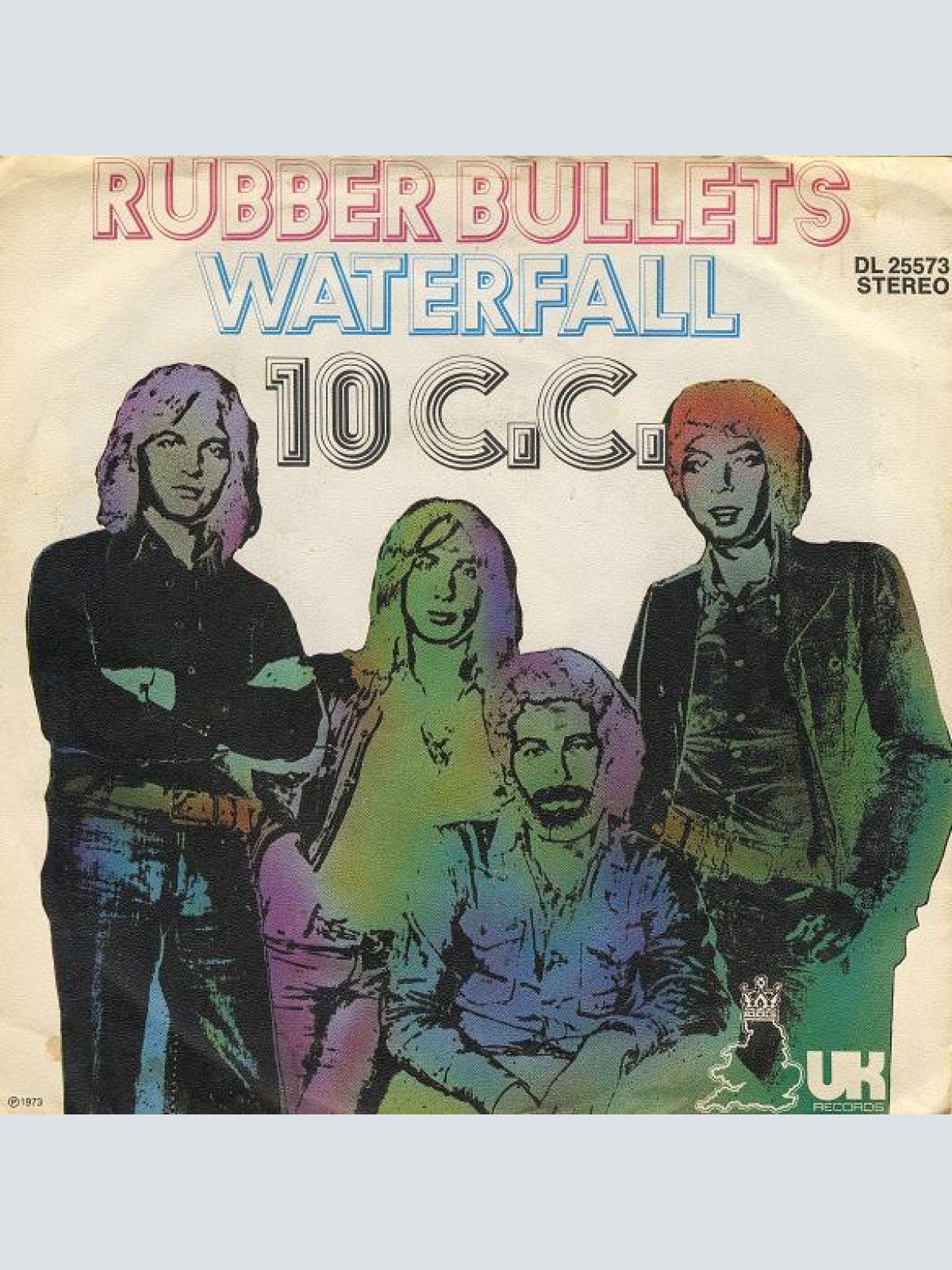 Vinyl / 10 C.C.* - Rubber Bullets / Waterfall