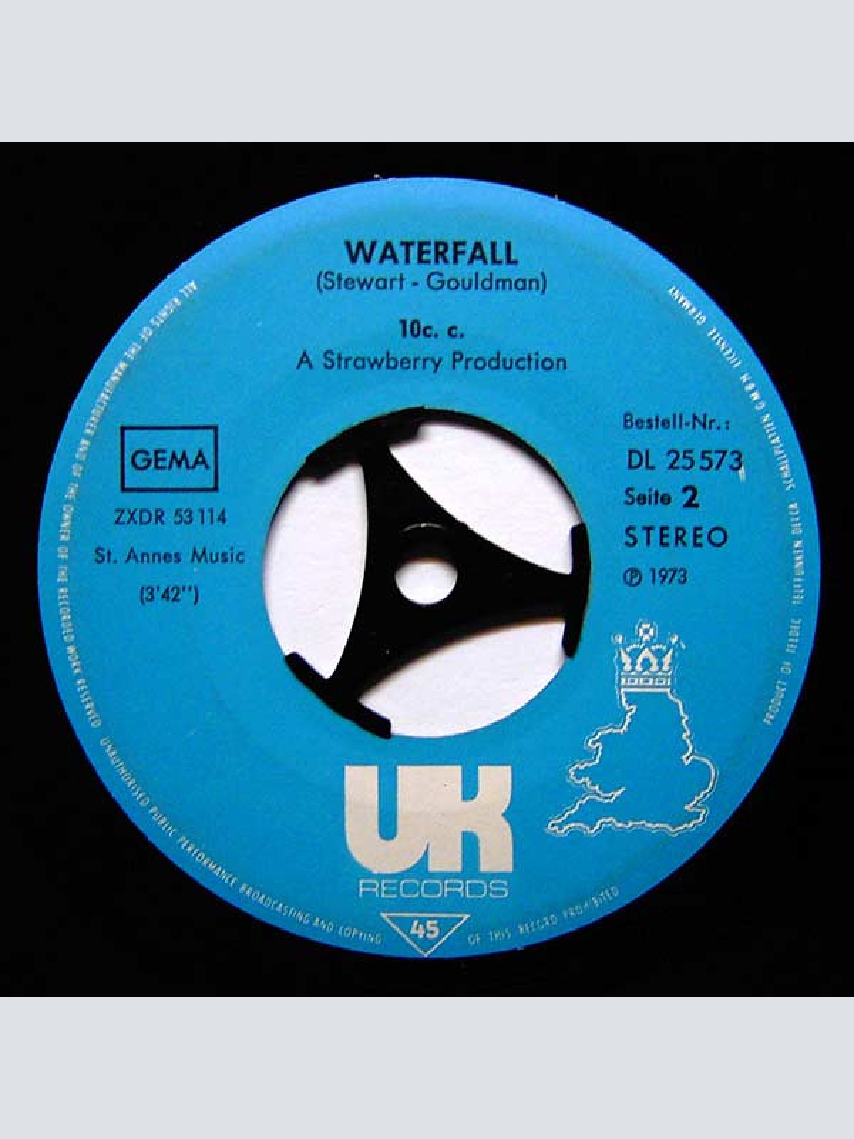 Vinyl / 10 C.C.* - Rubber Bullets / Waterfall