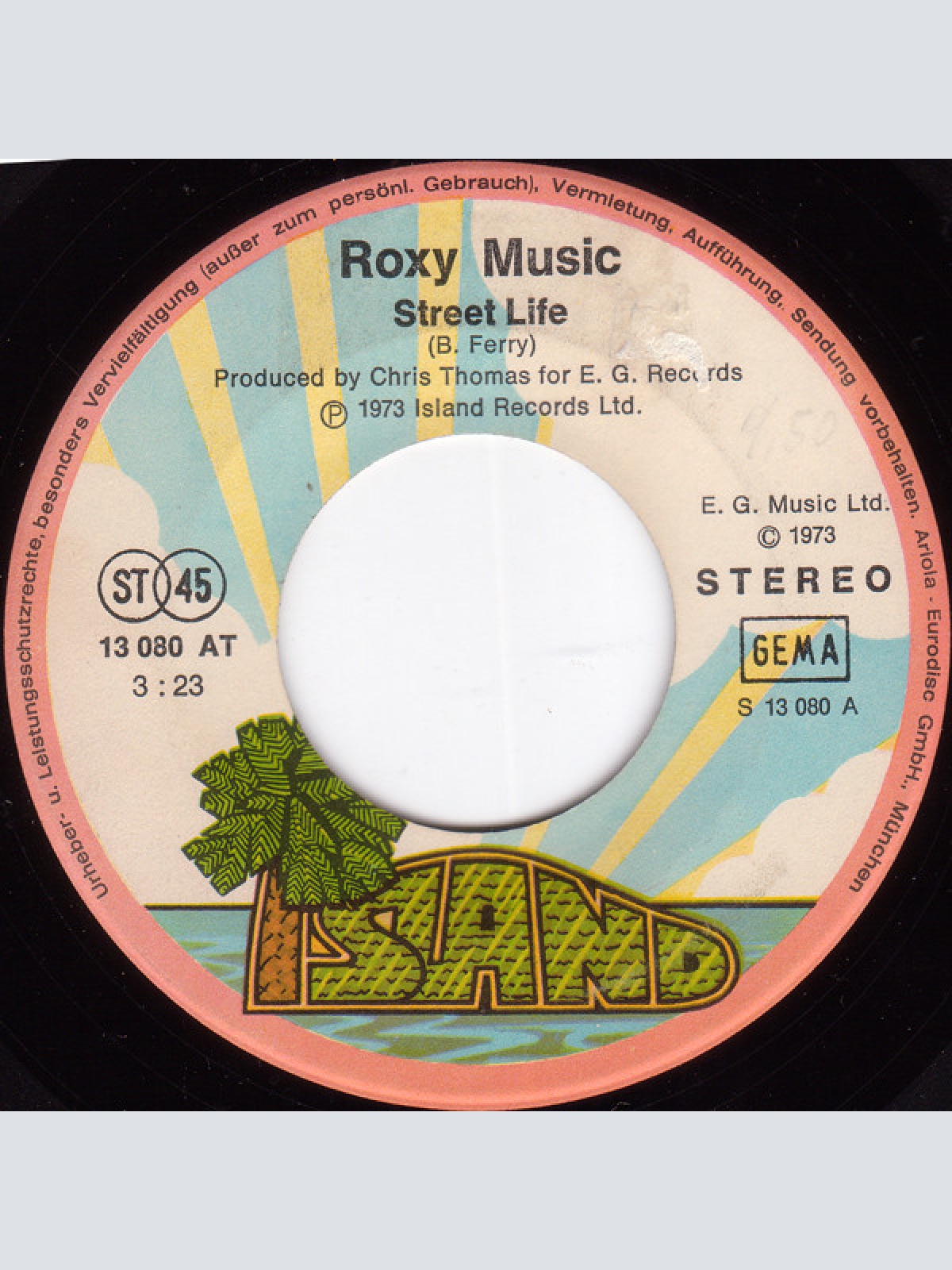 Vinyl / Roxy Music - Street Life / Hula-Kula