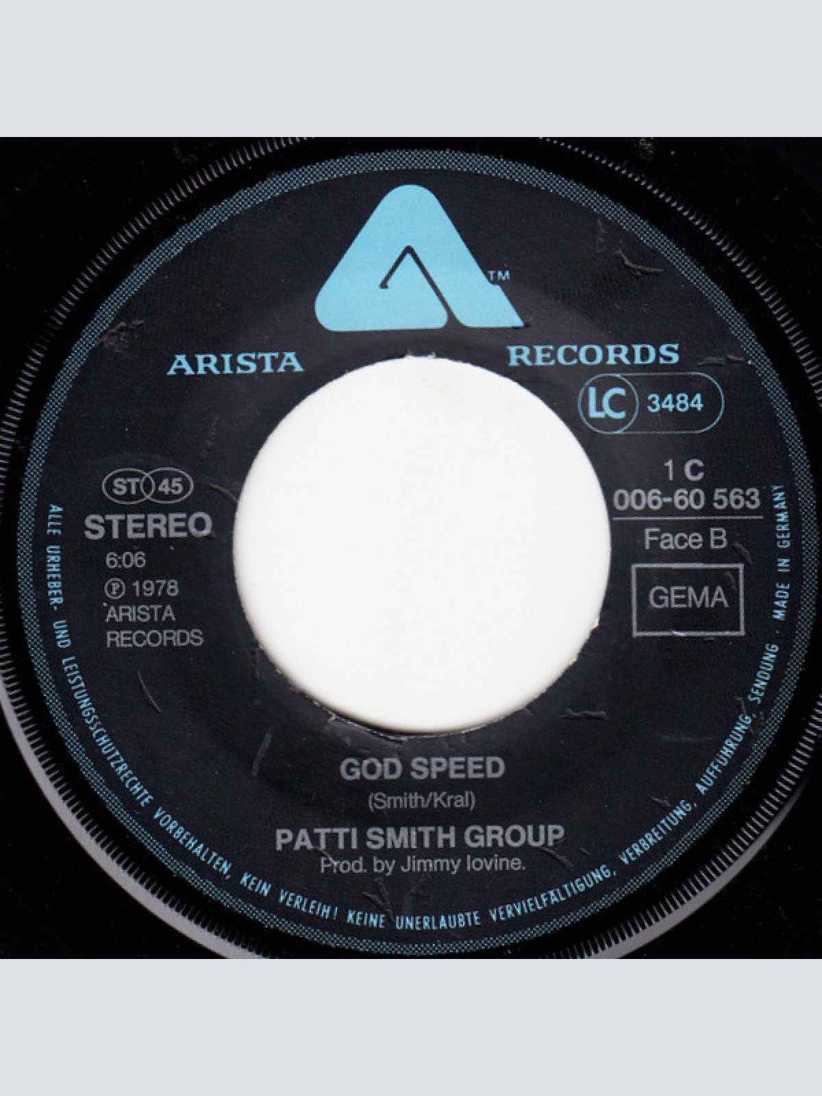 Vinyl / Patti Smith Group - Because The Night