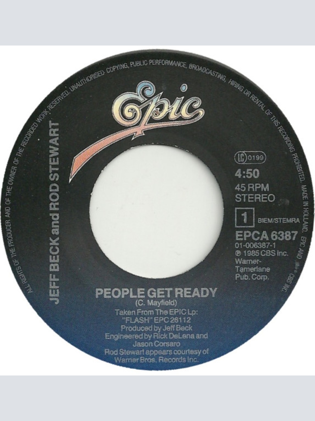 Vinyl / Jeff Beck And Rod Stewart - People Get Ready