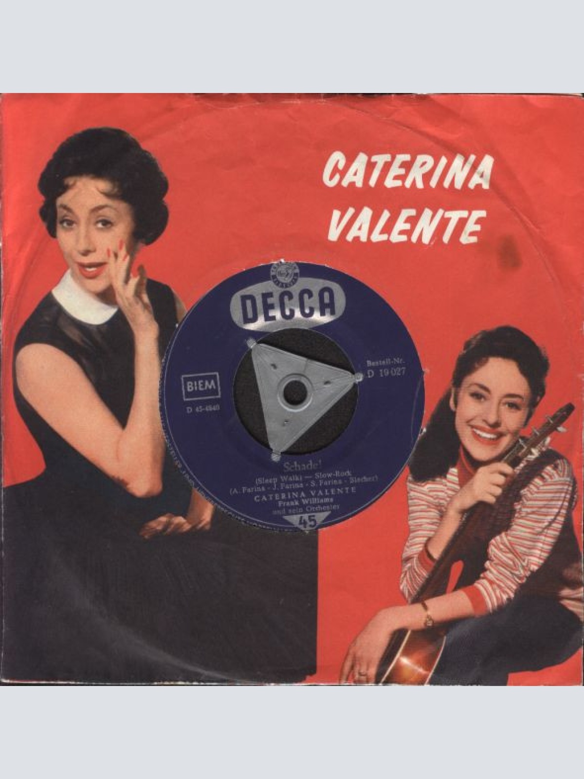 Vinyl / Caterina Valente - Schade!