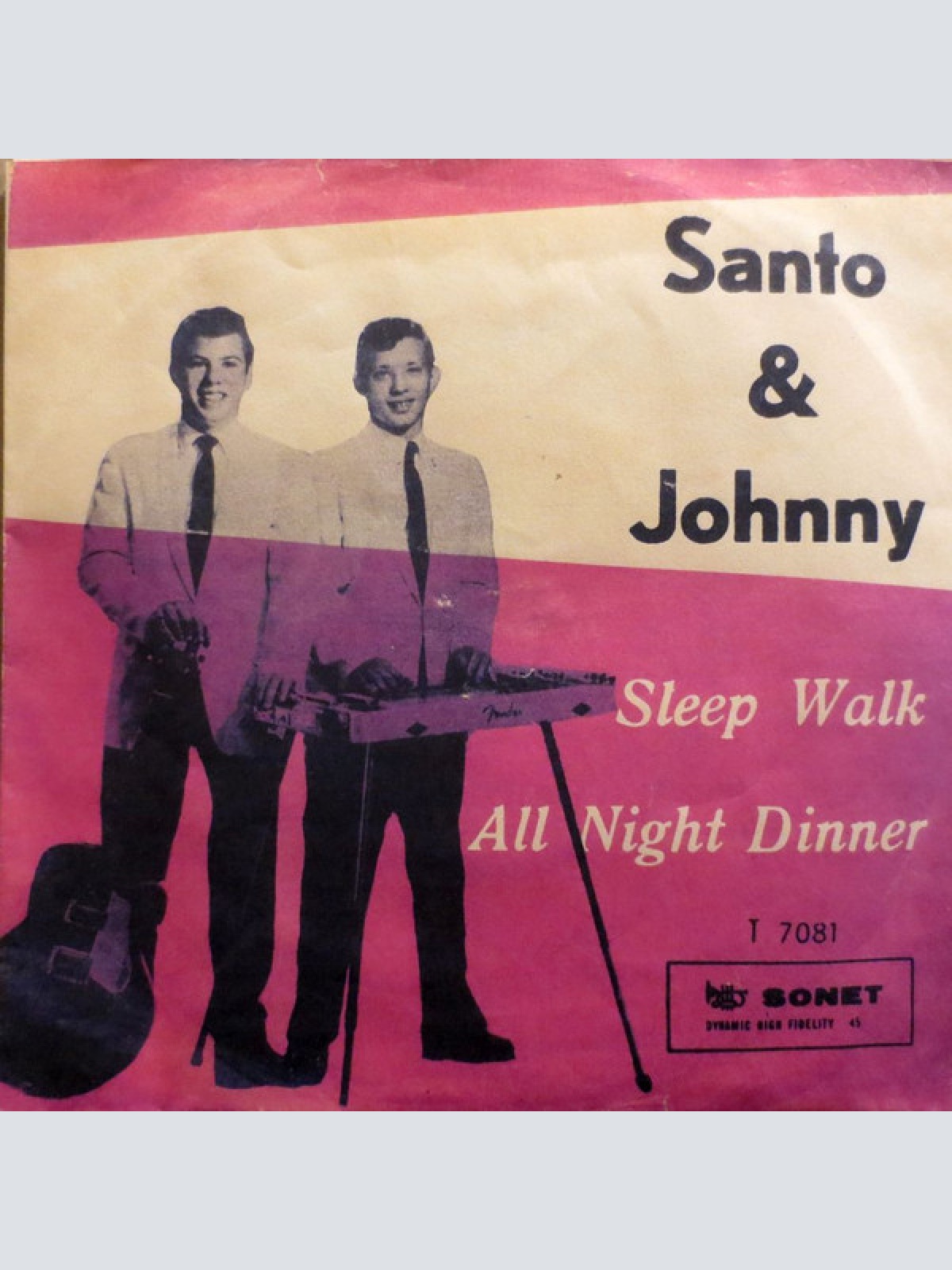 Vinyl / Santo & Johnny - Sleep Walk / All Night Diner
