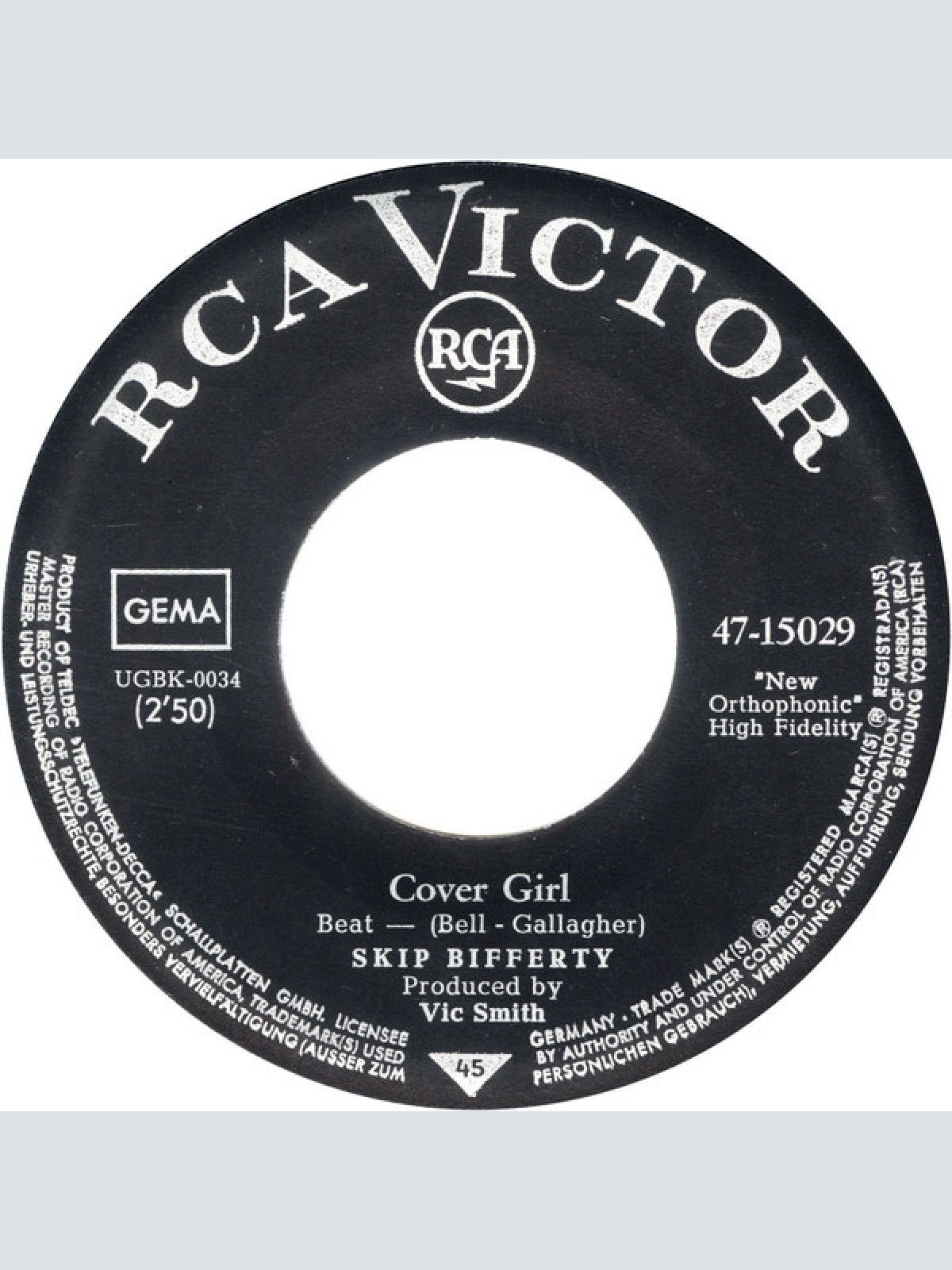 Vinyl / Skip Bifferty - On Love / Cover Girl