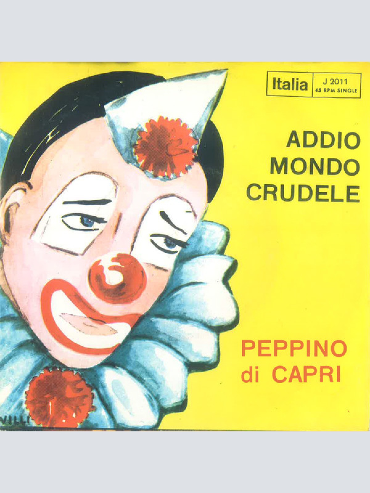 Vinyl / Peppino Di Capri - Roberta / Addio Mondo Crudele