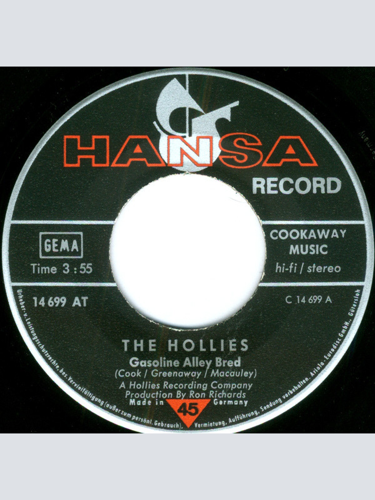 Vinyl / The Hollies - Gasoline Alley Bred / Dandelion Wine