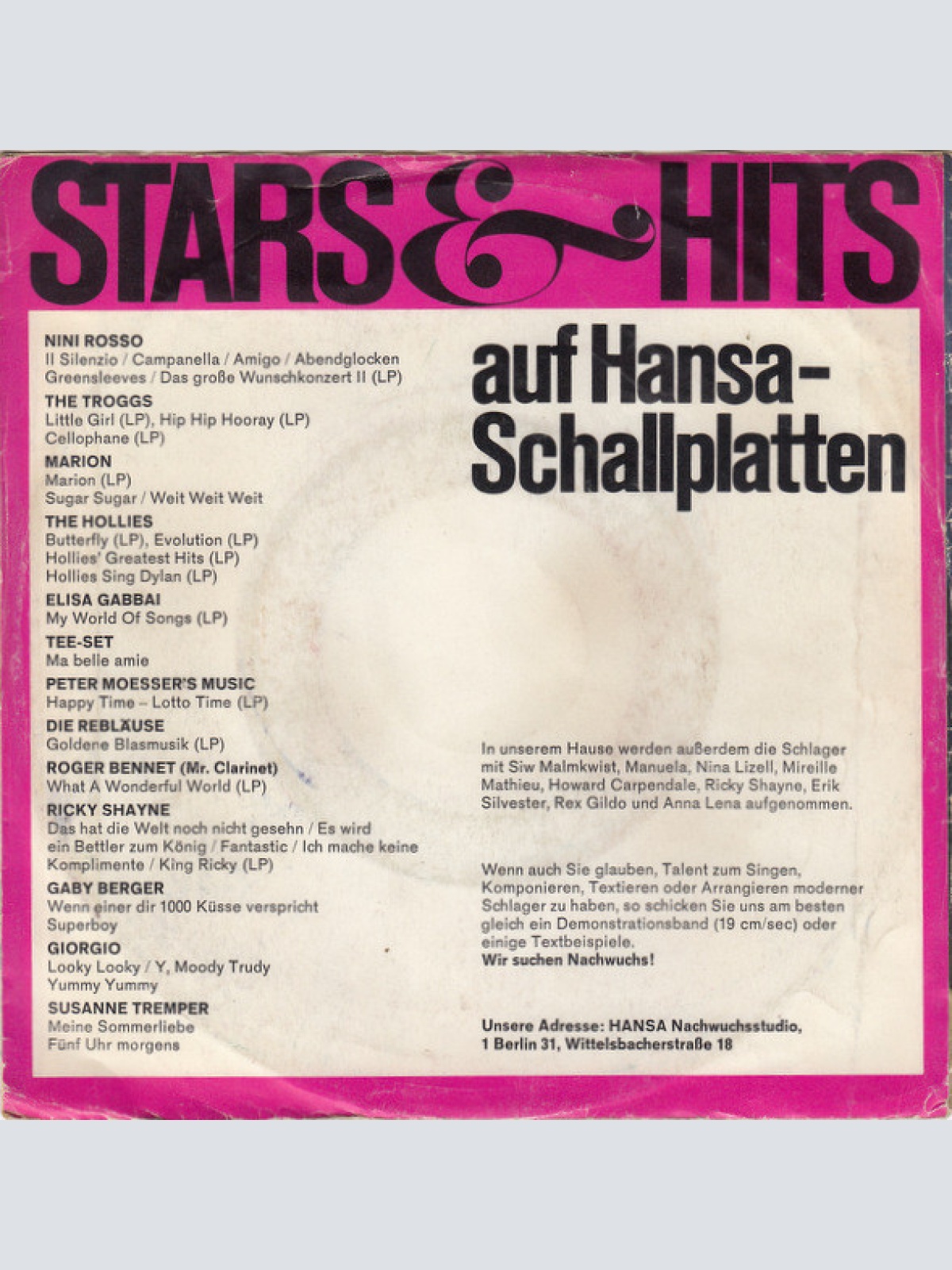 Vinyl / The Hollies - Gasoline Alley Bred / Dandelion Wine