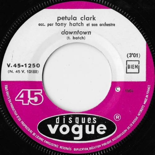 Vinyl / Petula Clark - Downtown