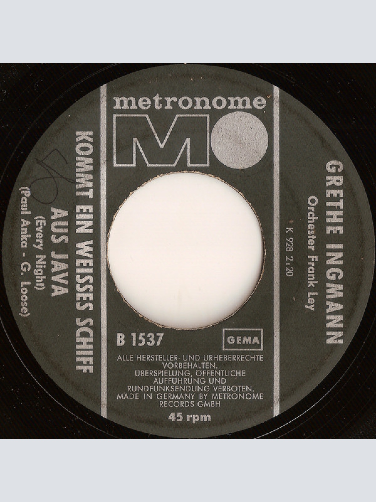 Vinyl / Grethe Ingmann - Hello Boy