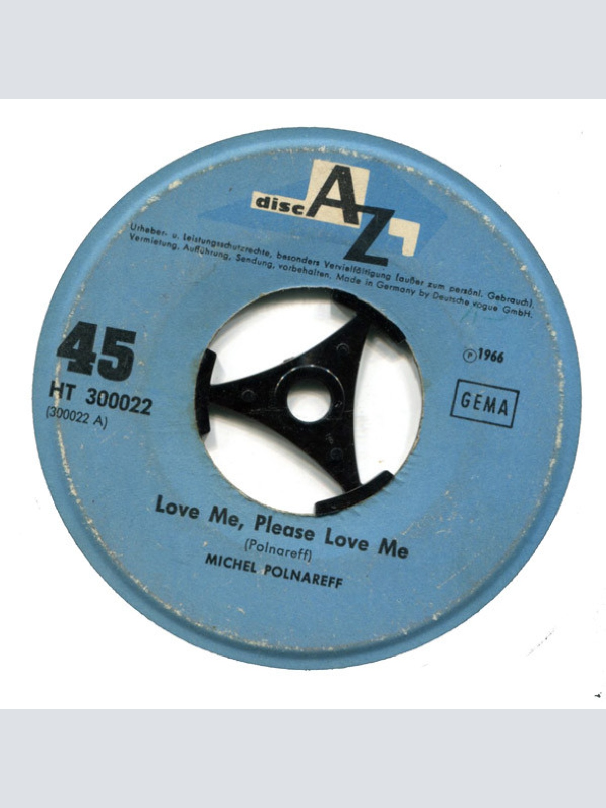 Vinyl / Michel Polnareff - Love Me, Please Love Me / La Poupée Qui Fait Non