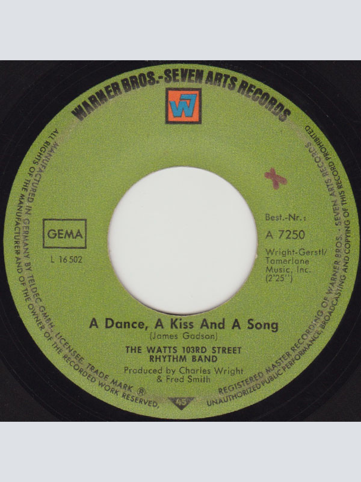 Vinyl / The Watts 103rd Street Rhythm Band* - Do Your Thing / A Dance, A Kiss And A Song