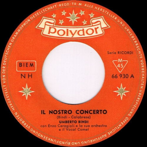 Vinyl / Umberto Bindi Con Enzo Ceragioli E La Sua Orchestra* - Il Nostro Concerto