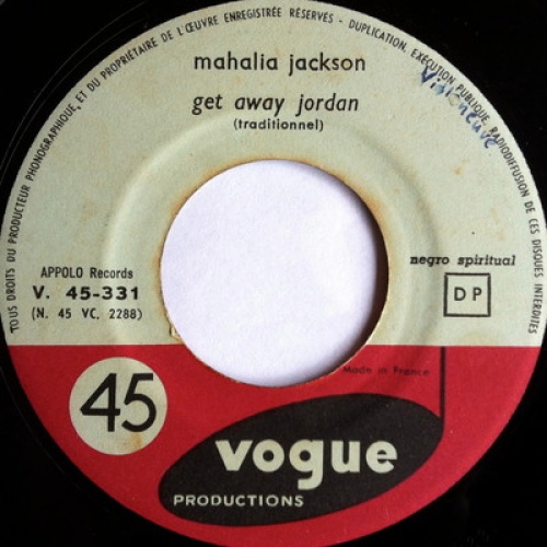 Vinyl / Mahalia Jackson - Get Away Jordan / Silent Night Holy Night