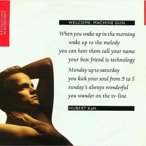 Vinyl / Hubert Kah - Welcome, Machine Gun