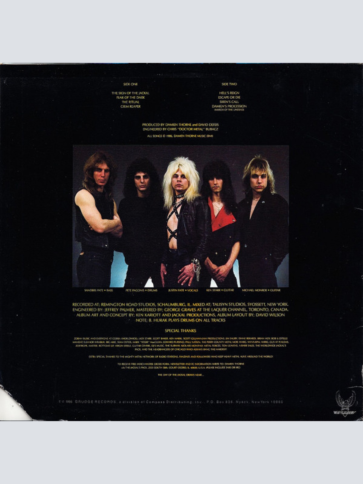 Vinyl / Damien Thorne - The Sign Of The Jackal