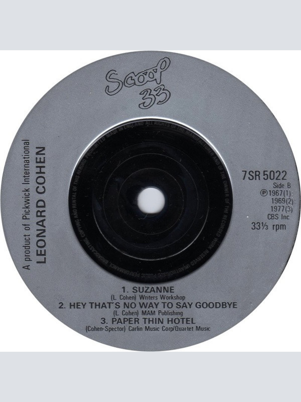 Vinyl / Leonard Cohen - Leonard Cohen