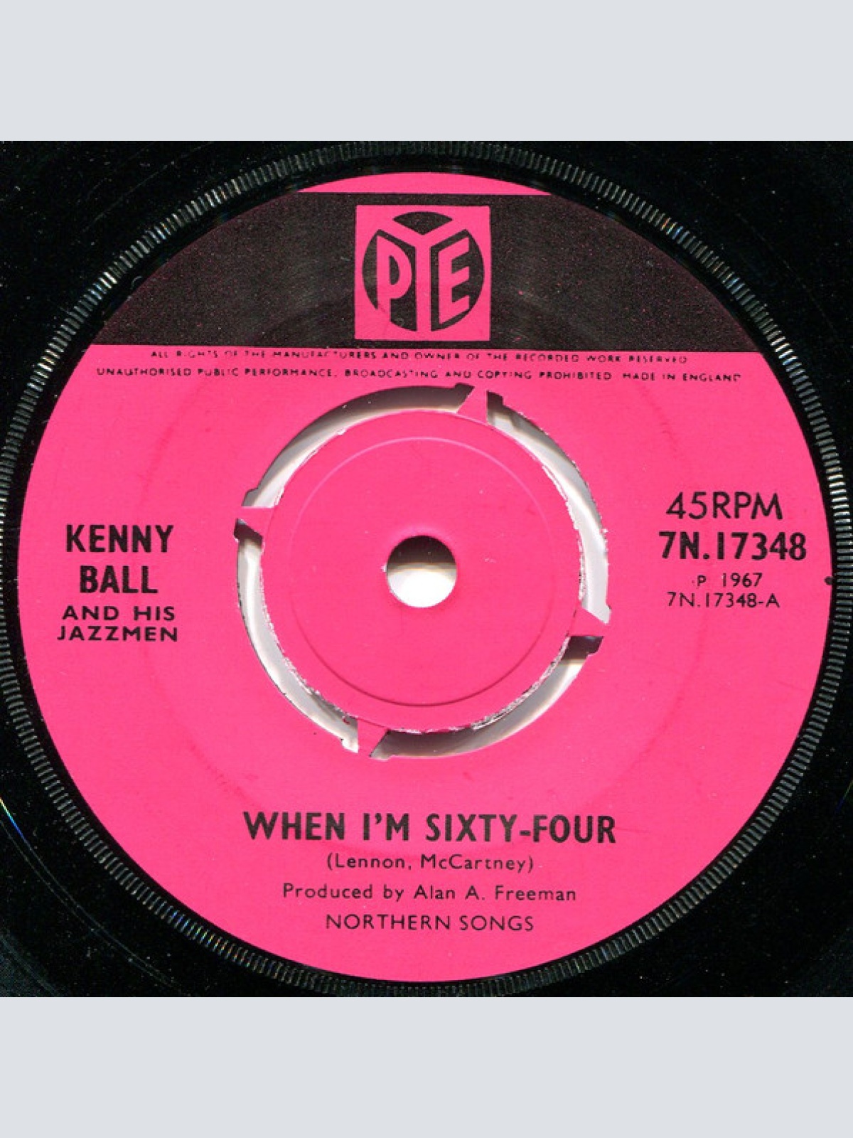 Vinyl / Kenny Ball And His Jazzmen - When I'm Sixty-Four