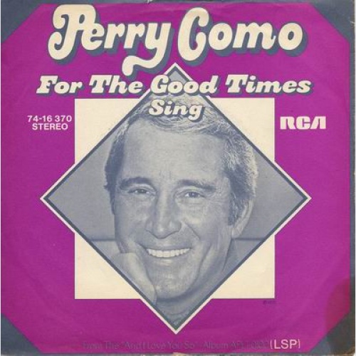 Vinyl / Perry Como - For The Good Times