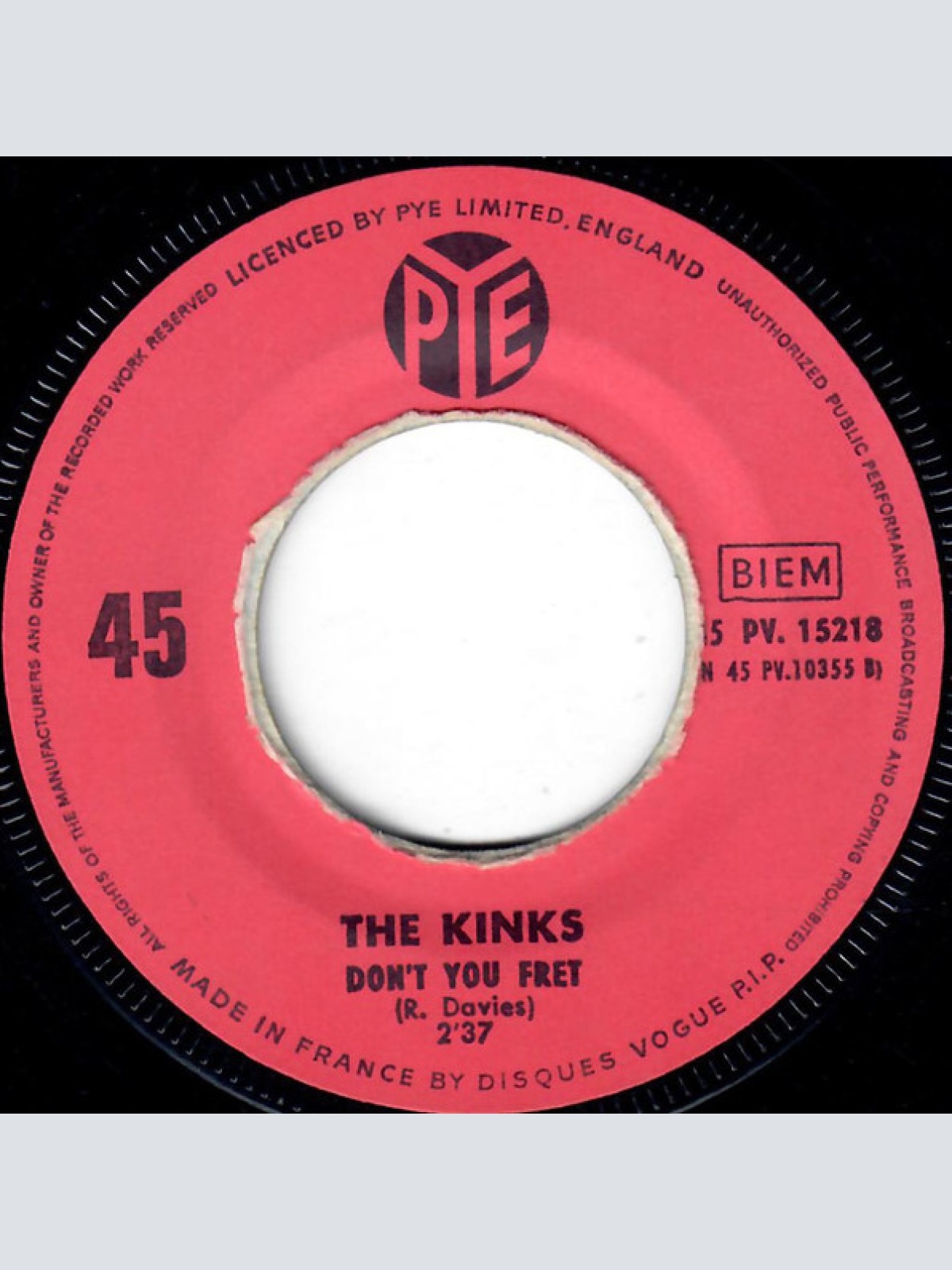 Vinyl / The Kinks - A Well Respected Man