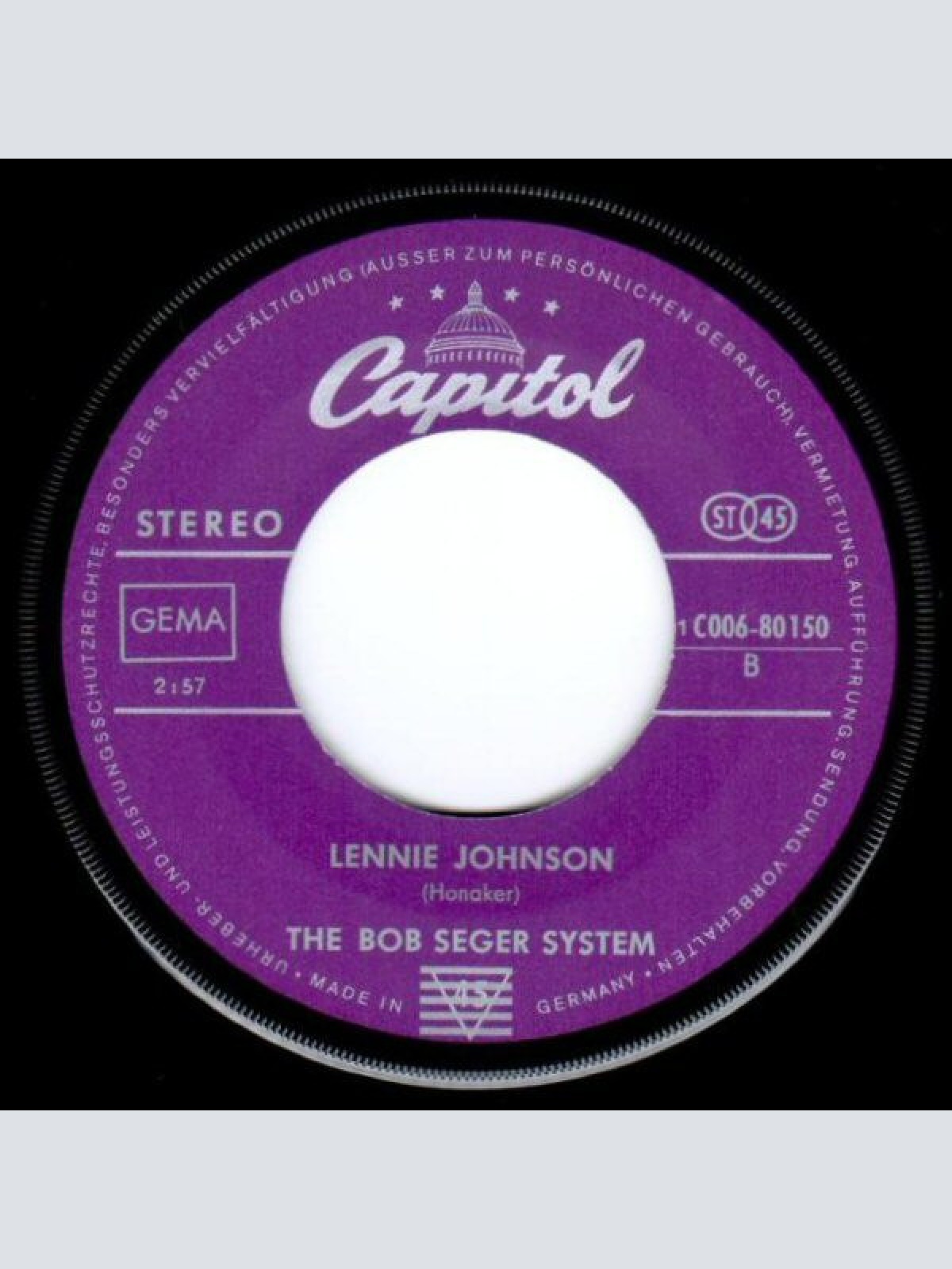 Vinyl / The Bob Seeger System* - Noah