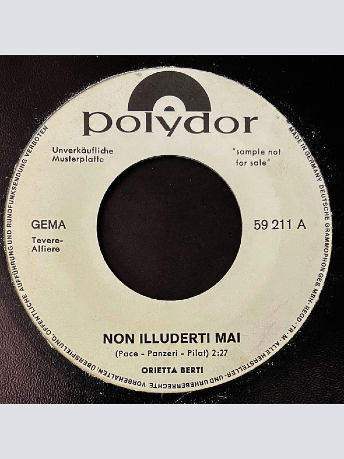 Vinyl / Orietta Berti - Non Illuderti Mai